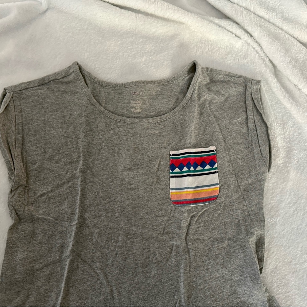 Tea Collection Girls Osceola Striped Patchwork Native Seminole Dress 14 - Picture 3 of 4